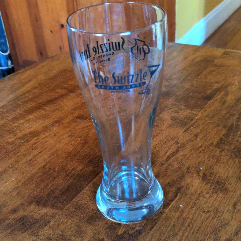 Bermuda Swizzle Inn Swagger Out pilsner Glass